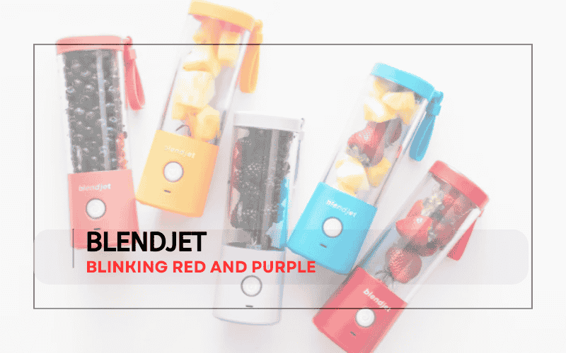 Blendjet Blinking Red And Purple