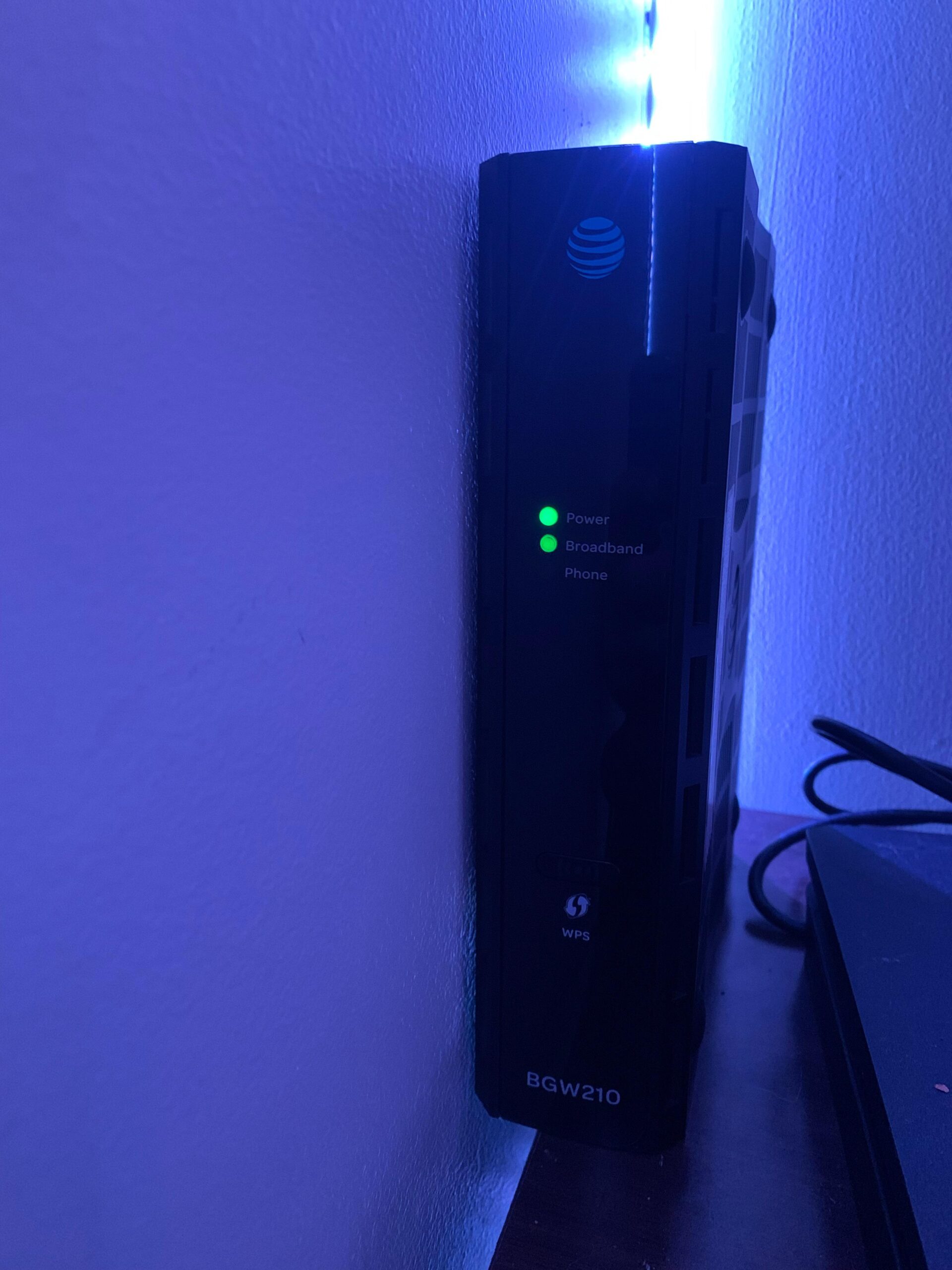 Att Broadband Light Blinking Green