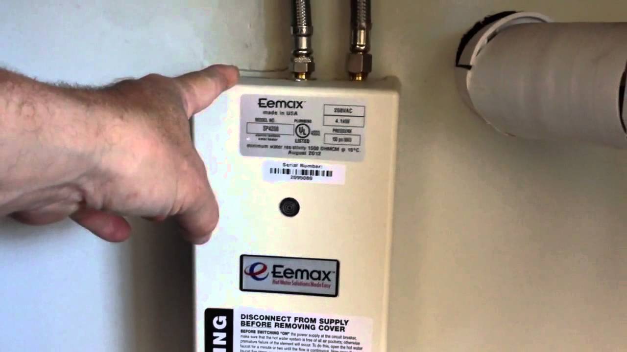 Eemax Water Heater Blinking Red Light