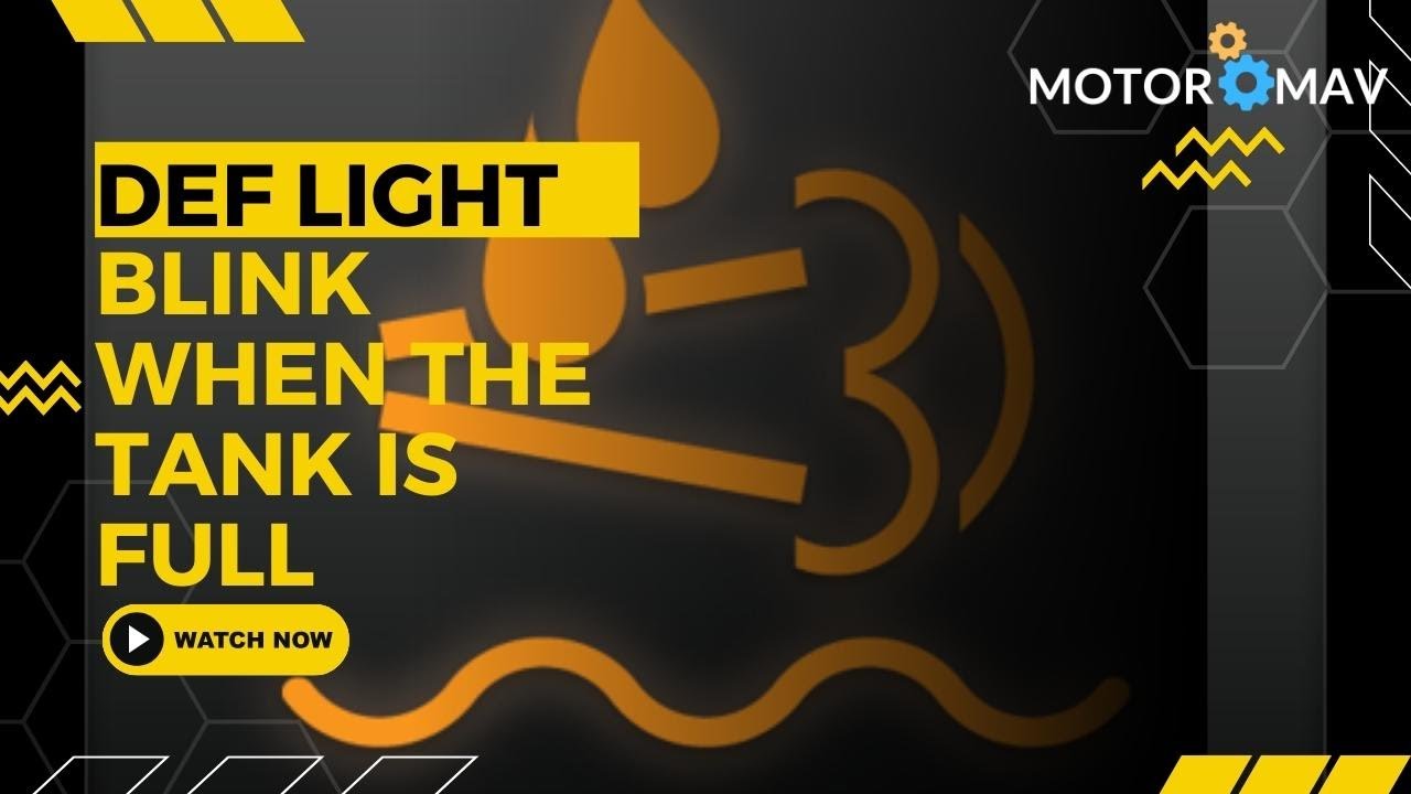 Freightliner Def Light Blinking But Tank Is Full