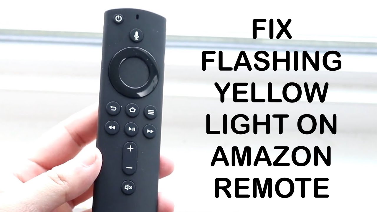 Amazon Remote Blinking Yellow