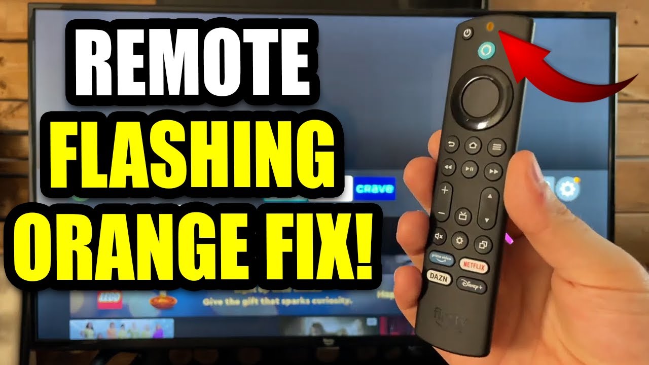 Fire Tv Remote Blinking Orange