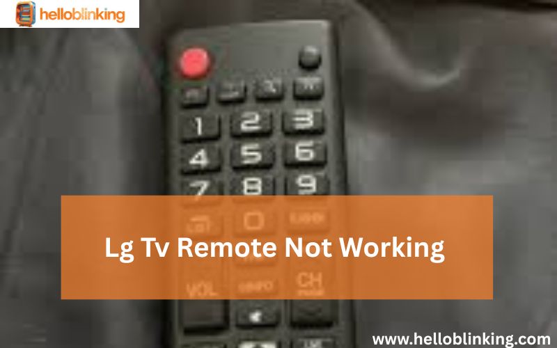 Lg Tv Remote Not Working-FI