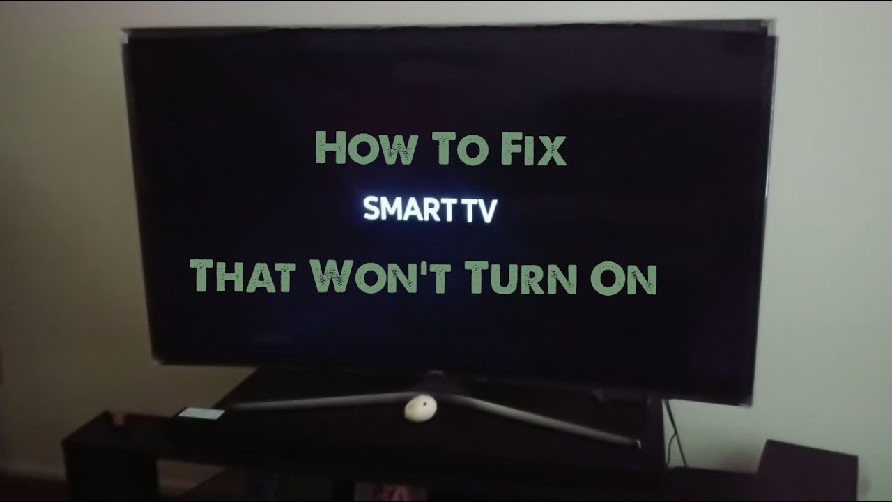 Why Wont My Tv Turn On