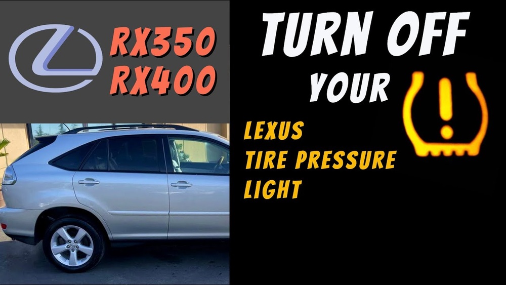 2015 Lexus Rx 350 Tire Pressure Warning Blinking