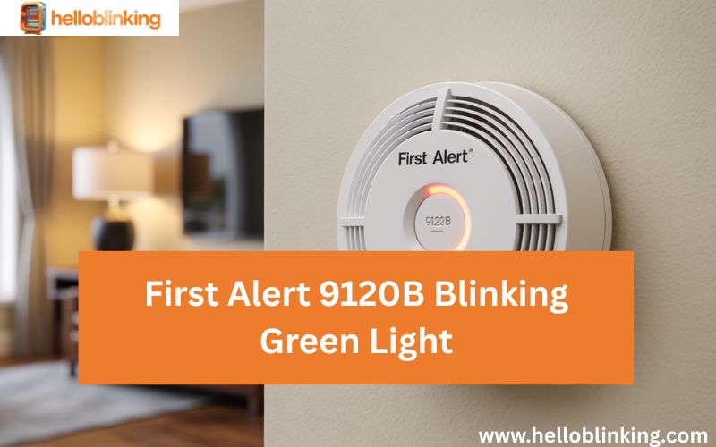 First Alert 9120B Blinking Green Light-FI
