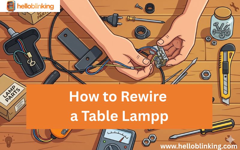 How to Rewire a Table Lamp-FI