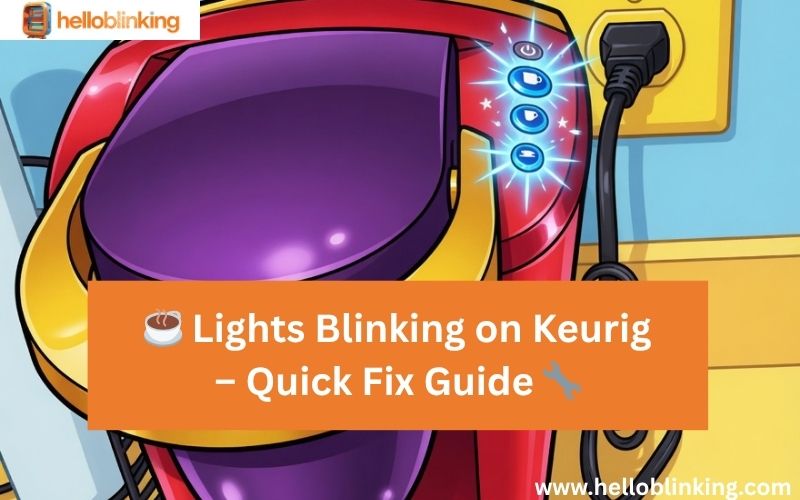 Lights Blinking on Keurig-FI