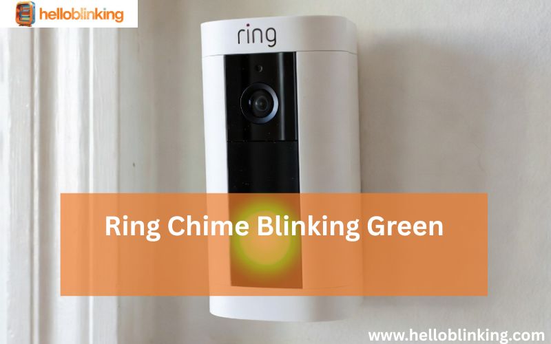 Ring Chime Blinking Green-FI