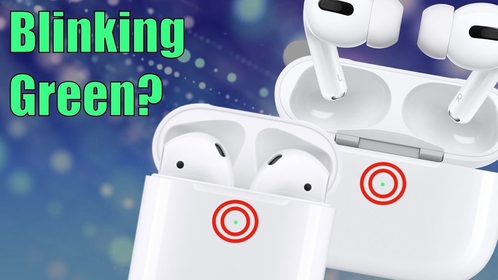 Airpods Case Blinking Green