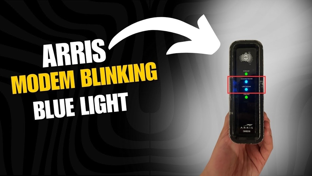 Arris G36 Blinking Blue Light