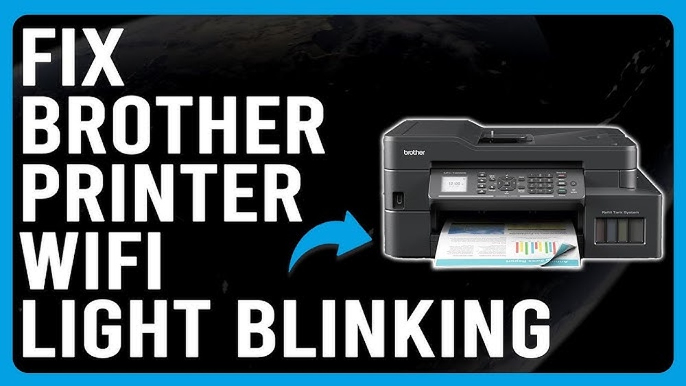 Brother Printer Wifi Light Blinking