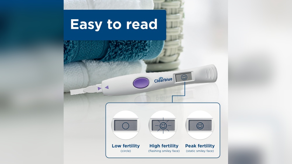 Clearblue Ovulation Test Blinking Smiley Face