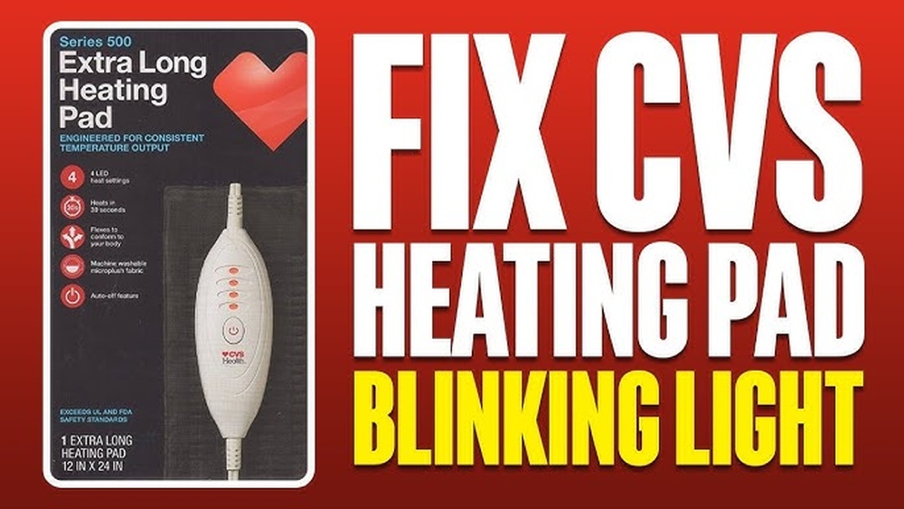 Cvs Heating Pad Blinking Light
