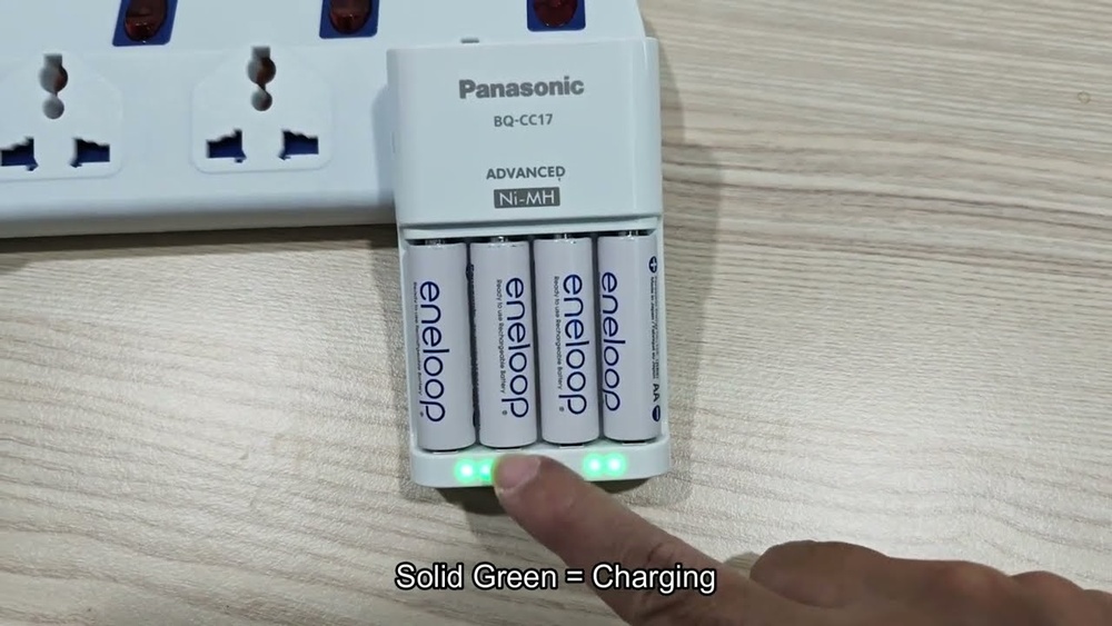 Eneloop Charger Blinking Green