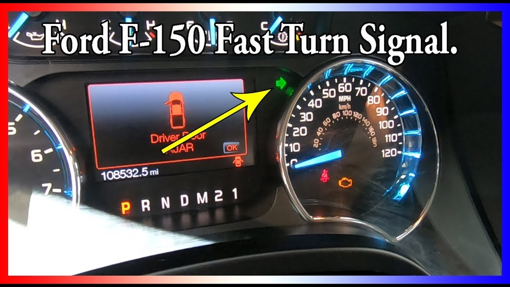 F150 Turn Signal Blinking Fast