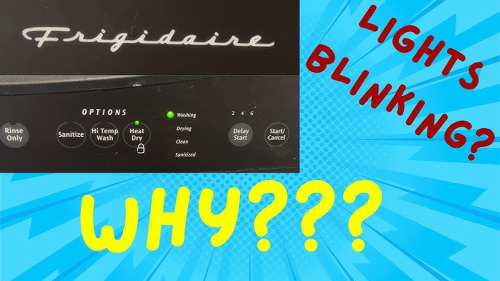 Frigidaire Dishwasher Start Light Blinking 2