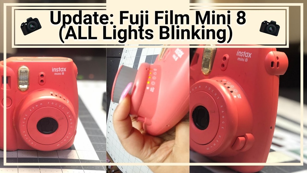 Fujifilm Instax Mini 8 Blinking Lights