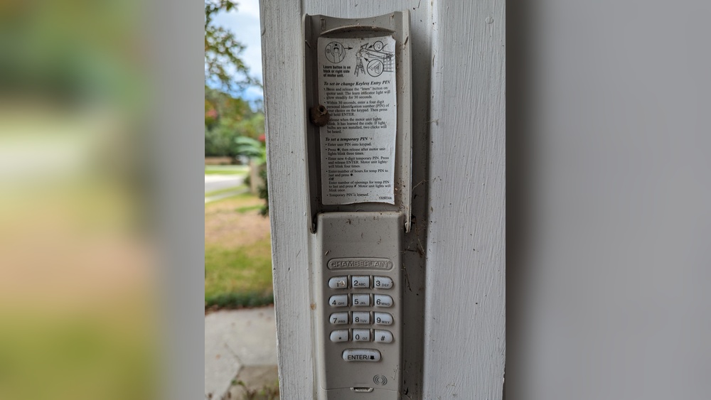 Garage Door Keypad Blinking