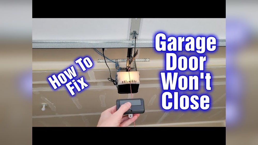 Garage Door Wont Close Light Blinking