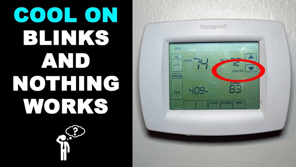 Honeywell Ac Cool On Blinking