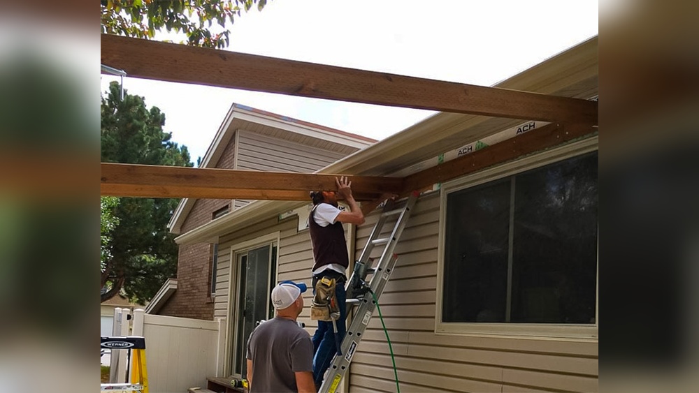 How To Attach A Pergola To A House With Gutters