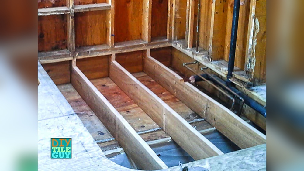 How To Build A Curbless Shower On Wood Floor