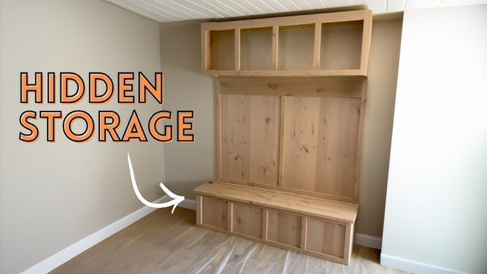 How To Build A Entryway Bench With Drawers