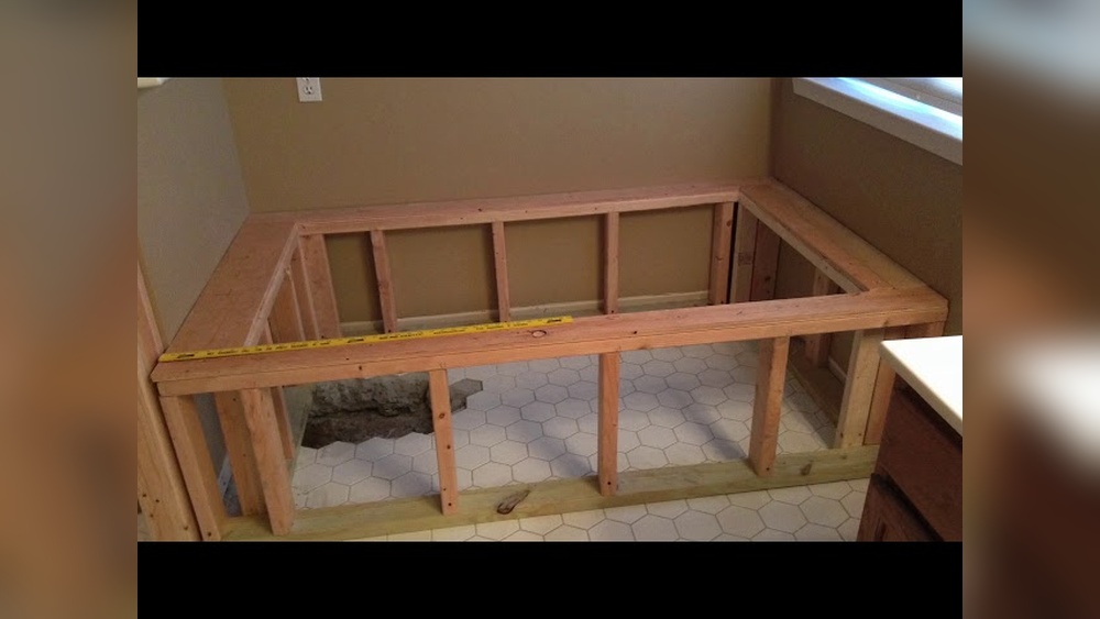 How To Build A Frame For A Drop In Bathtub