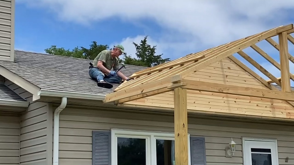 How To Build A Gable Roof Patio Cover