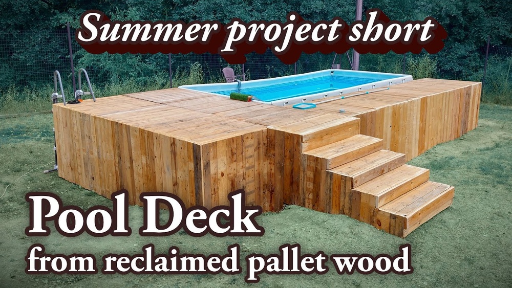 How To Build A Pallet Deck For Above Ground Pool
