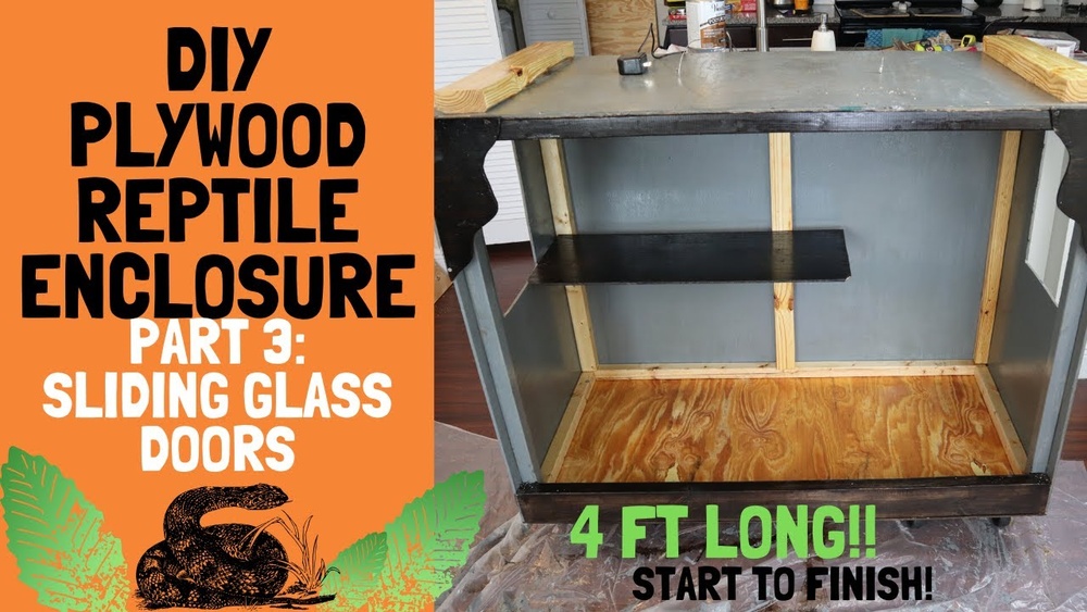 How To Build A Reptile Cage With Sliding Doors