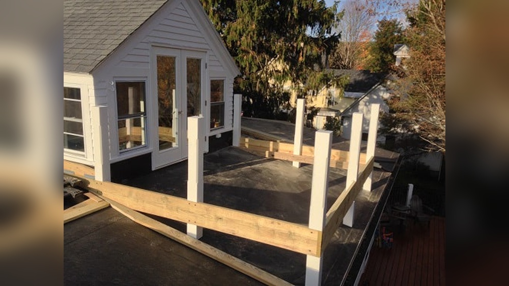 How To Build A Roof Deck On A Pitched Roof