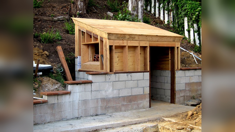 How To Build A Shed Into A Hillside