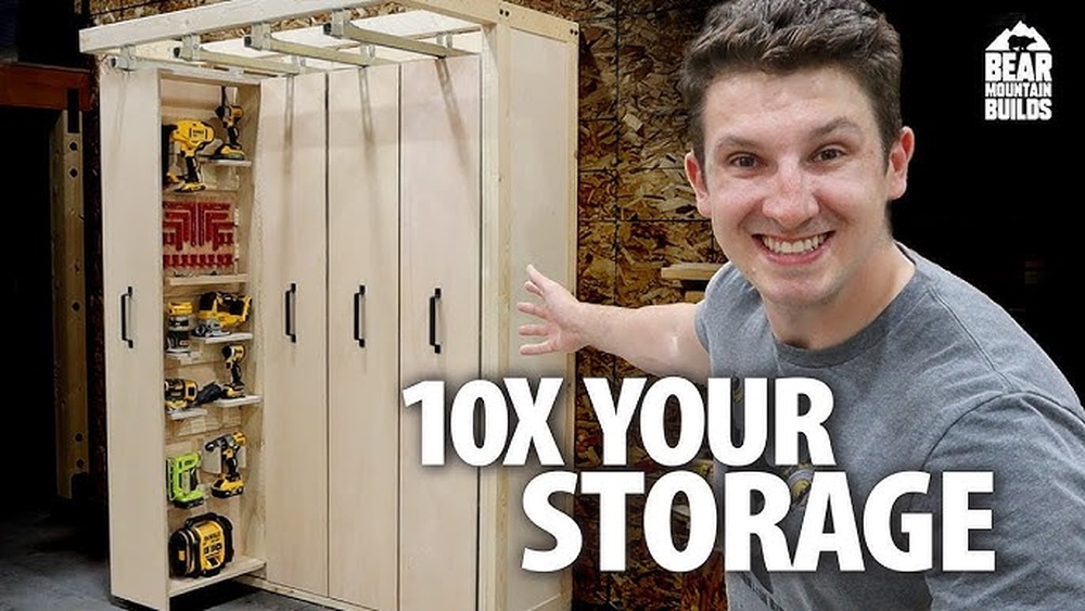 How To Build A Vertical Pull Out Cabinet