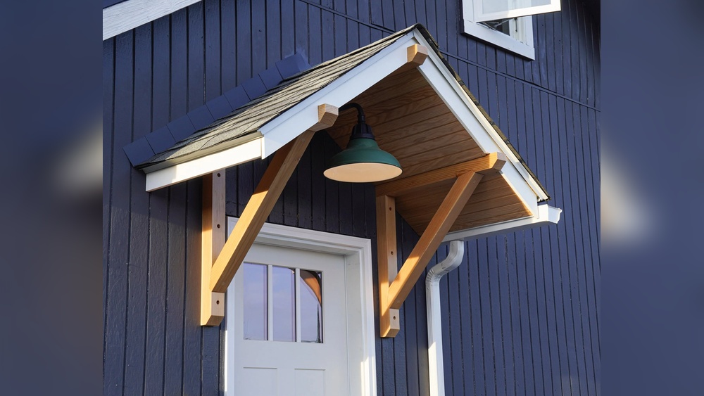 How To Build A Wooden Awning Over A Door