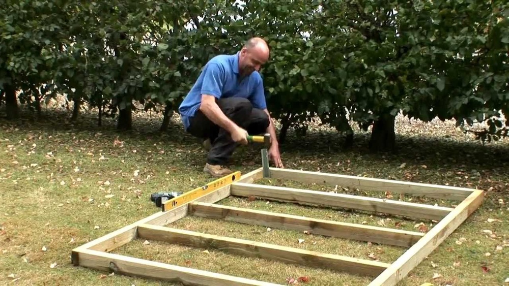 How To Build A Wooden Base For A Garden Shed