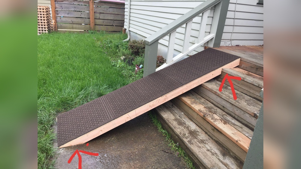 How To Build A Wooden Ramp Over Steps