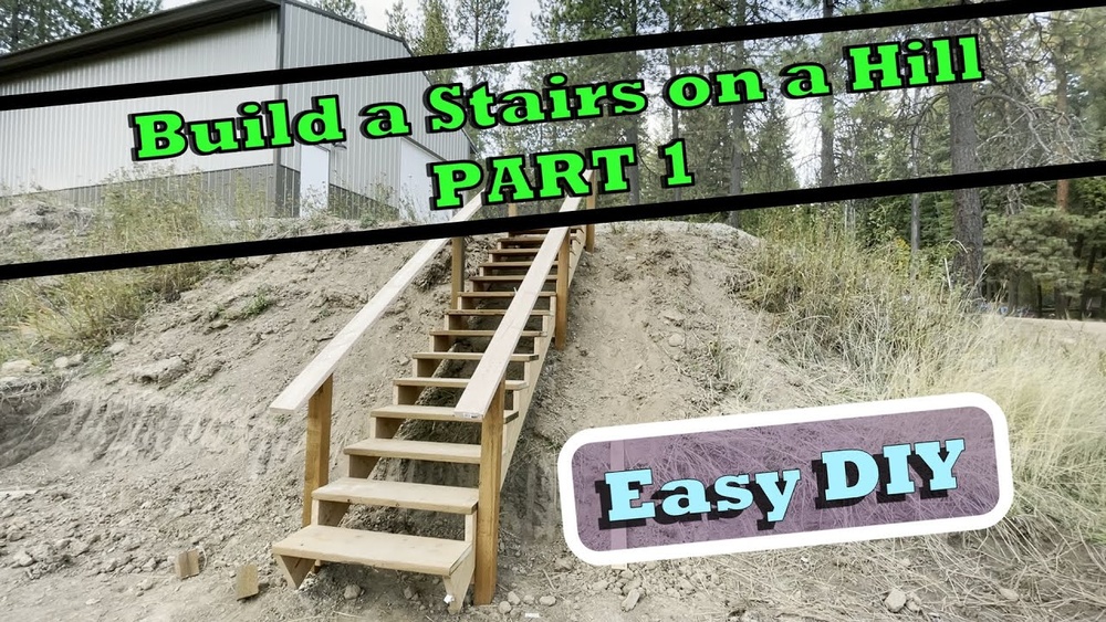 How To Build Wooden Stairs On A Steep Slope