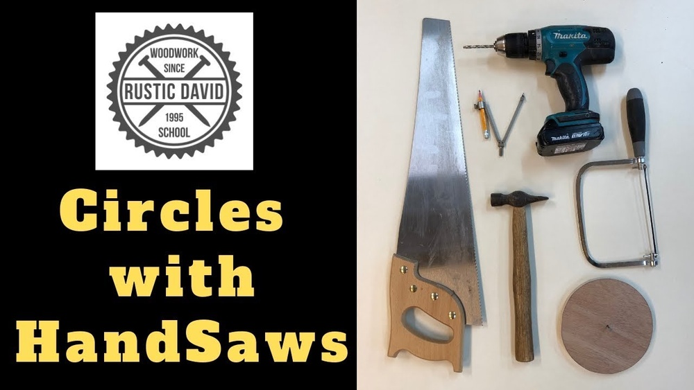 How To Cut A Circle In Wood Without Power Tools