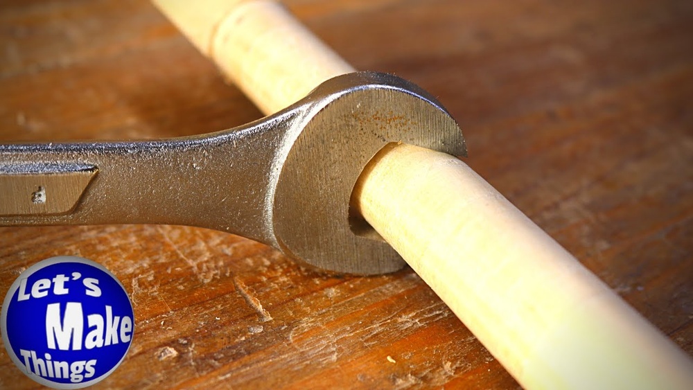 How To Cut A Wooden Dowel Without A Saw