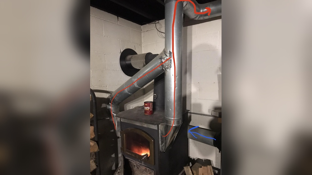 How To Duct Heat From A Wood Burning Stove