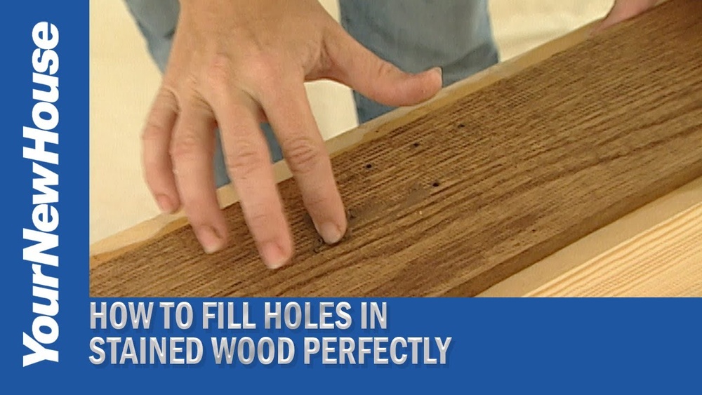 How To Fill Nail Holes In Wood Before Staining