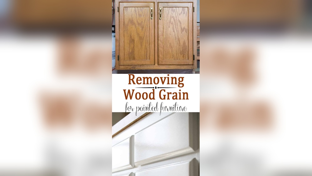 How To Get Rid Of Wood Grain On Cabinets