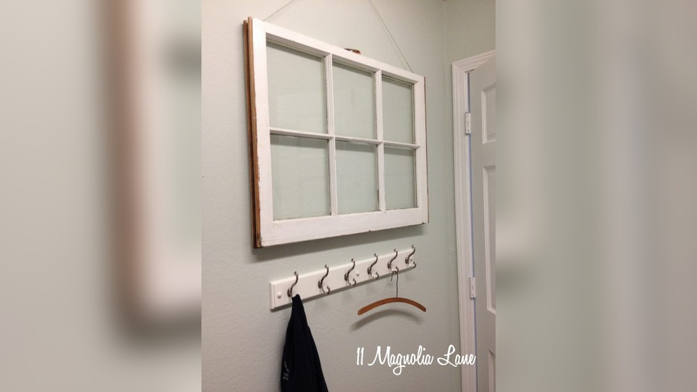 How To Hang An Old Window On A Wall