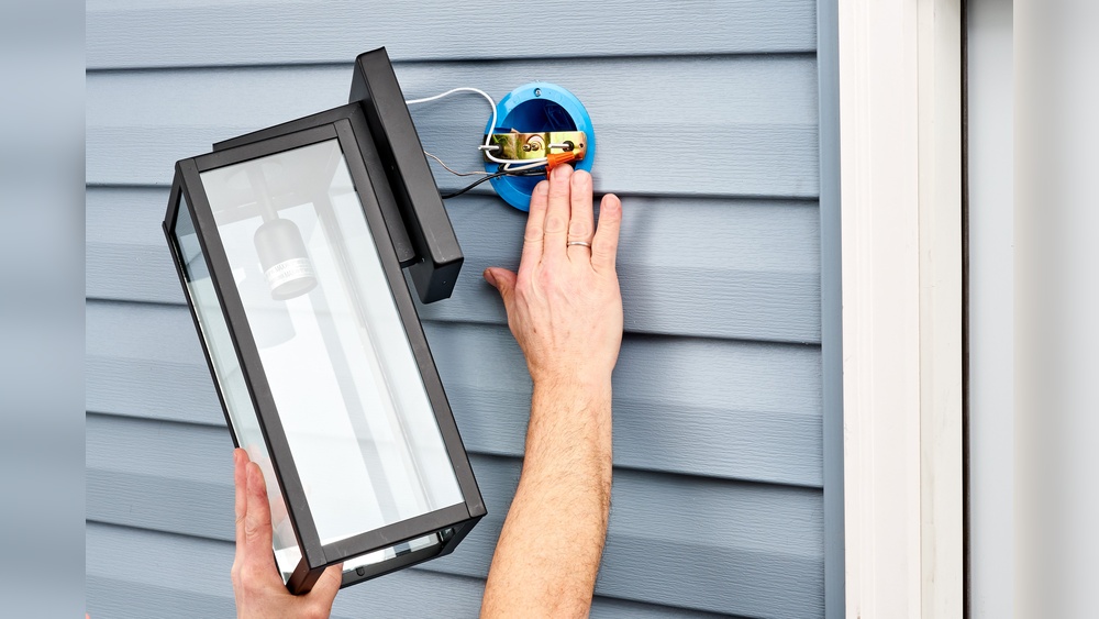 How To Install An Exterior Light Fixture On Wood Siding