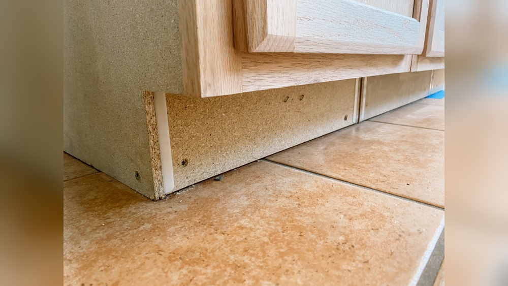 How To Install Kitchen Cabinets On Tile Floor