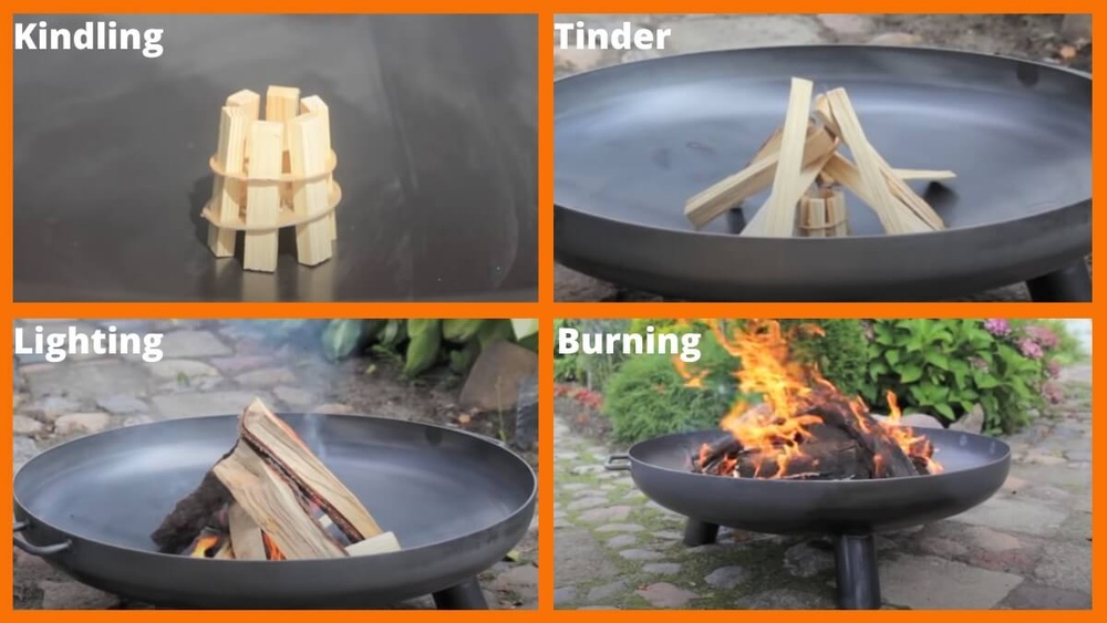 How To Light A Fire Pit With Wood