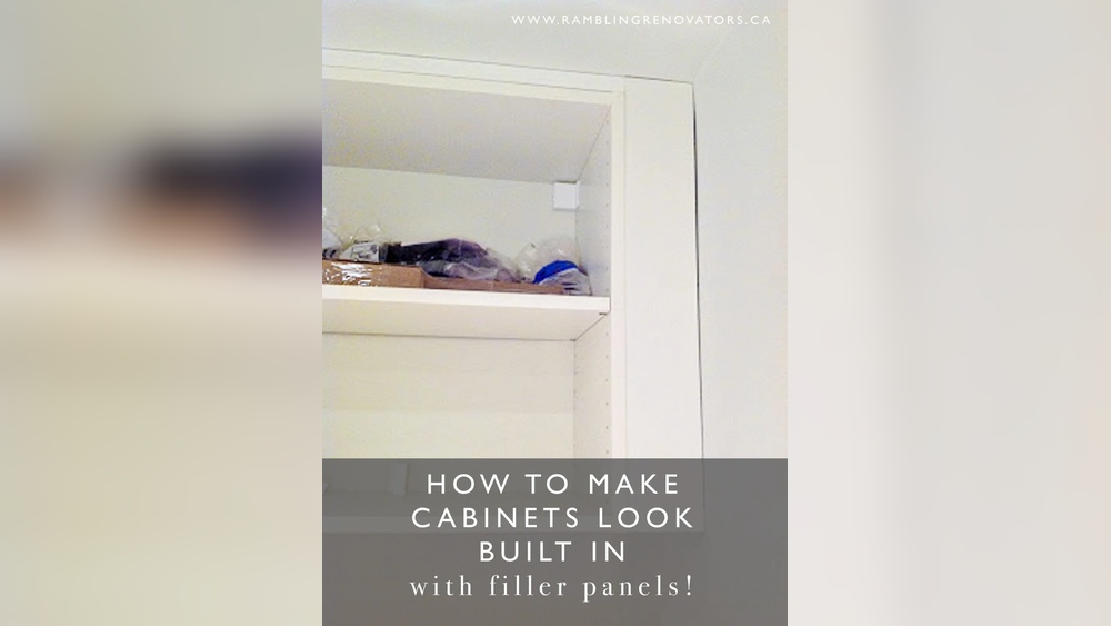 How To Make Ikea Cabinets Look Built In