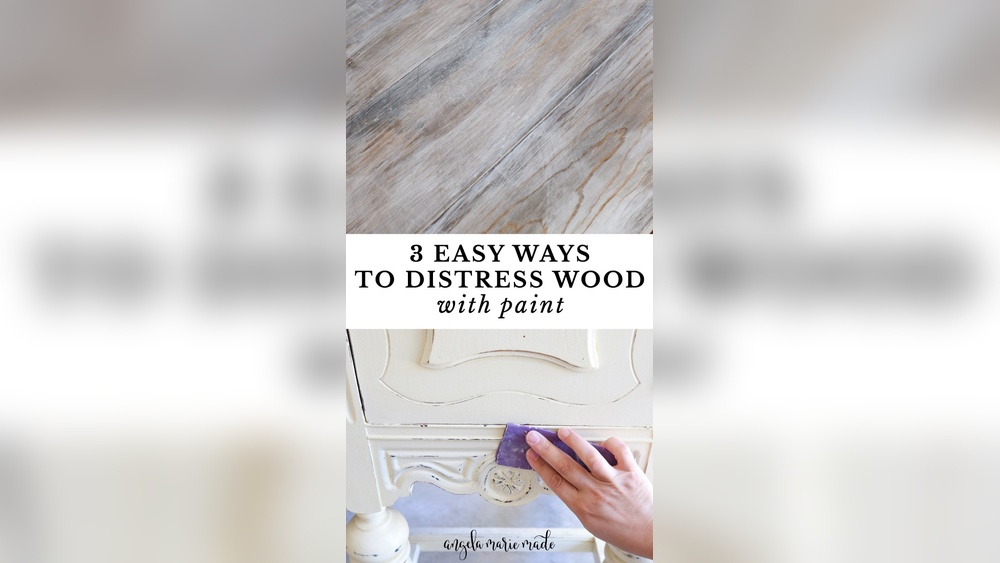 How To Make Wood Look Rustic With Paint